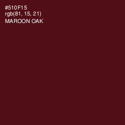 #510F15 - Maroon Oak Color Image